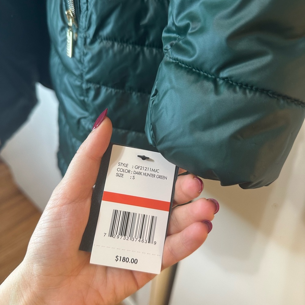 Gallery Deep Green Puffer Jacket